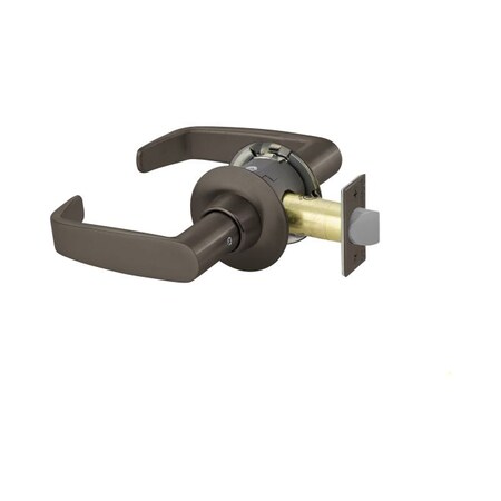 Sargent Passage Tubular Bored Lock Grade 1 with L Lever and B Rose with T Strike Oil Rubbed Bronze 11U15BL10B